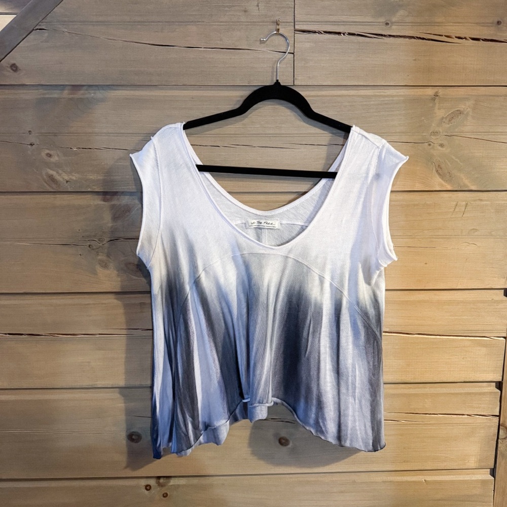 Free People Paradise Ombre Tie Dyed Top